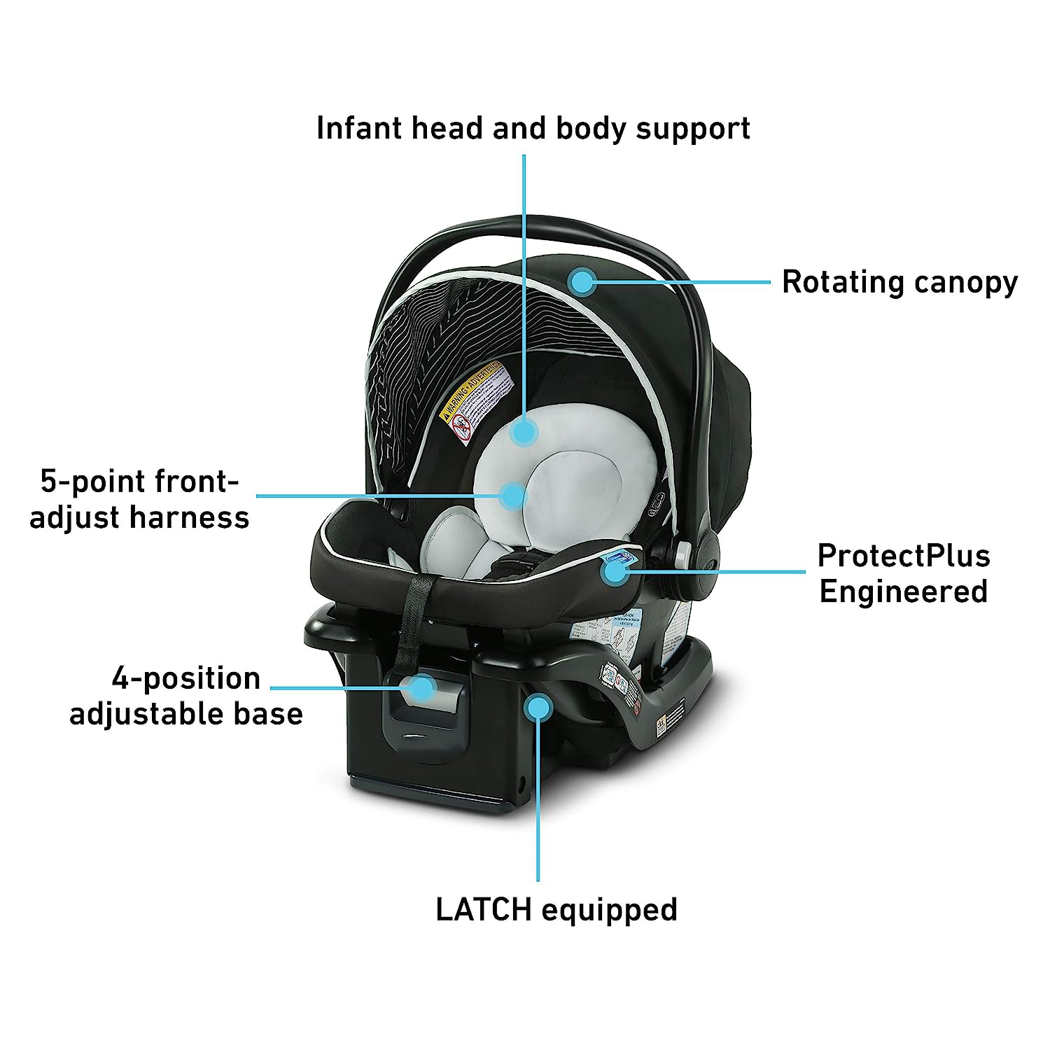 SnugRide 35 Lite LX Infant Car Seat, Hailey