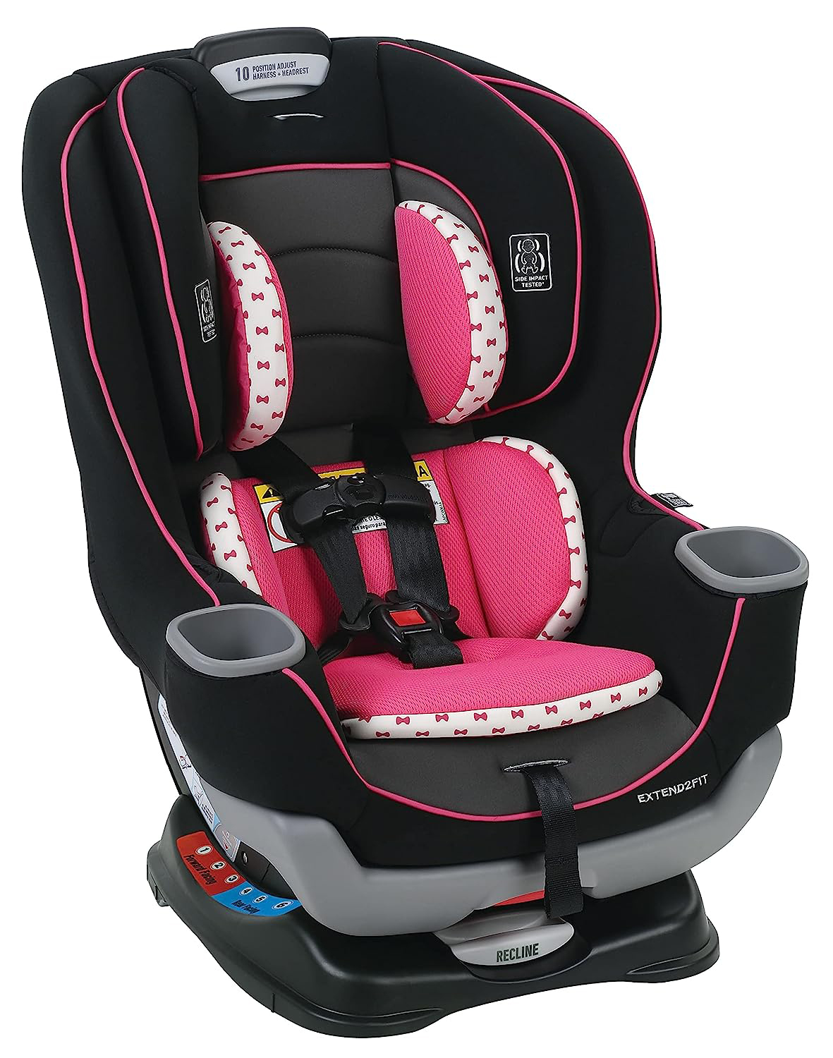 Extend2Fit Convertible Car Seat, Ride Rear Facing Longer with Extend2Fit, Gotham