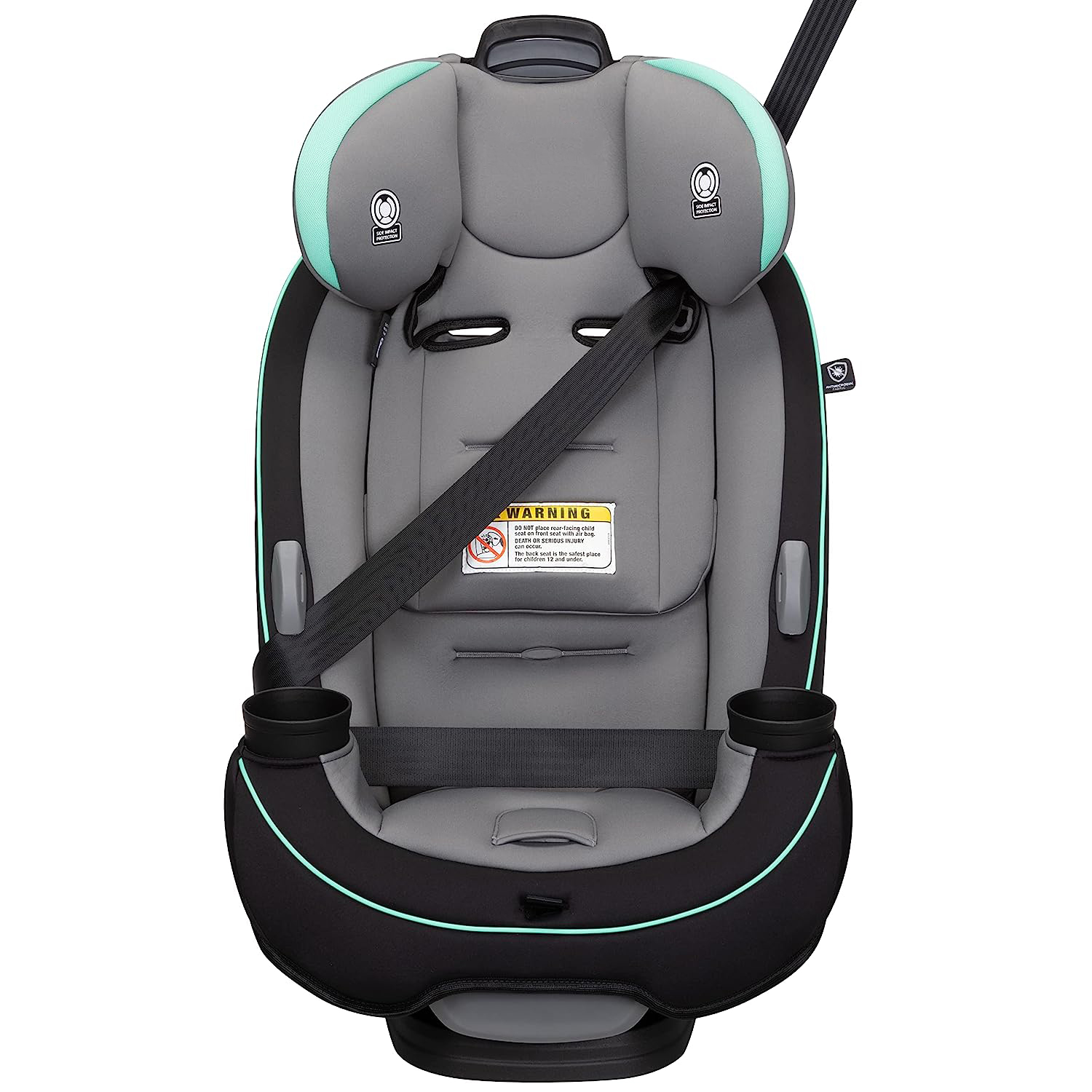 Safety 1st Grow and Go All-in-One Convertible Car Seat, Rear-facing 5-40 pounds, Forward-facing 22-65 pounds, and Belt-positioning booster 40-100 pounds, Carbon Wave