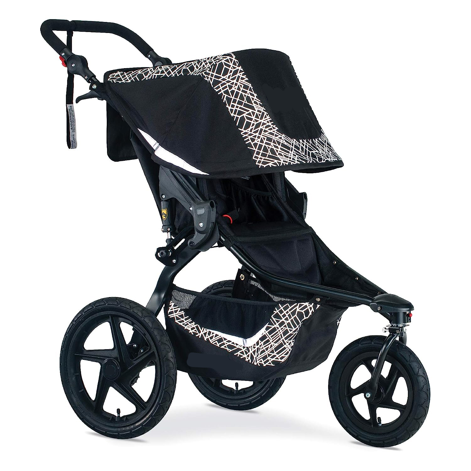 Gear Revolution Flex 3.0 Jogging Stroller, Lunar - Ultra-Reflective Accents