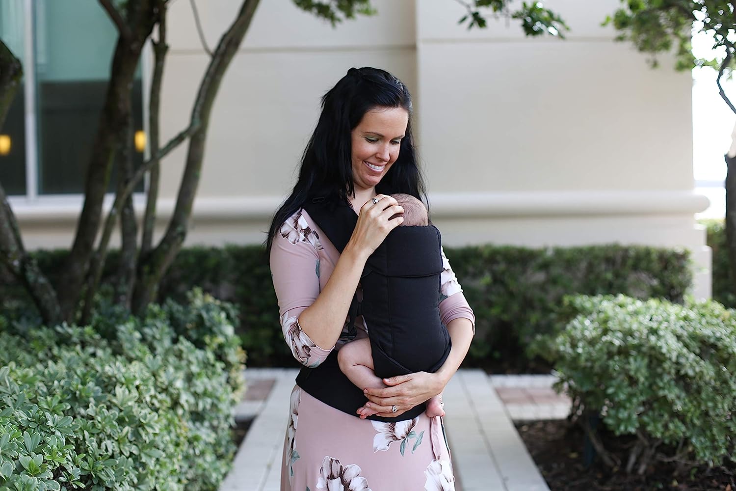 Baby Carrier Newborn to Toddler - All Positions Baby Body Carrier, Baby Carrier Backpack & Baby Front Carrier with Adjustable Seat, Ergonomic Baby Holder Carrier 7-35 lbs (Navy)