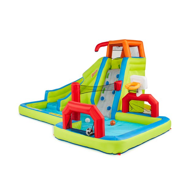 Banzai 2-in1 Slide & Bounce Ultimate Combo Pack Bouncer and Water Parks