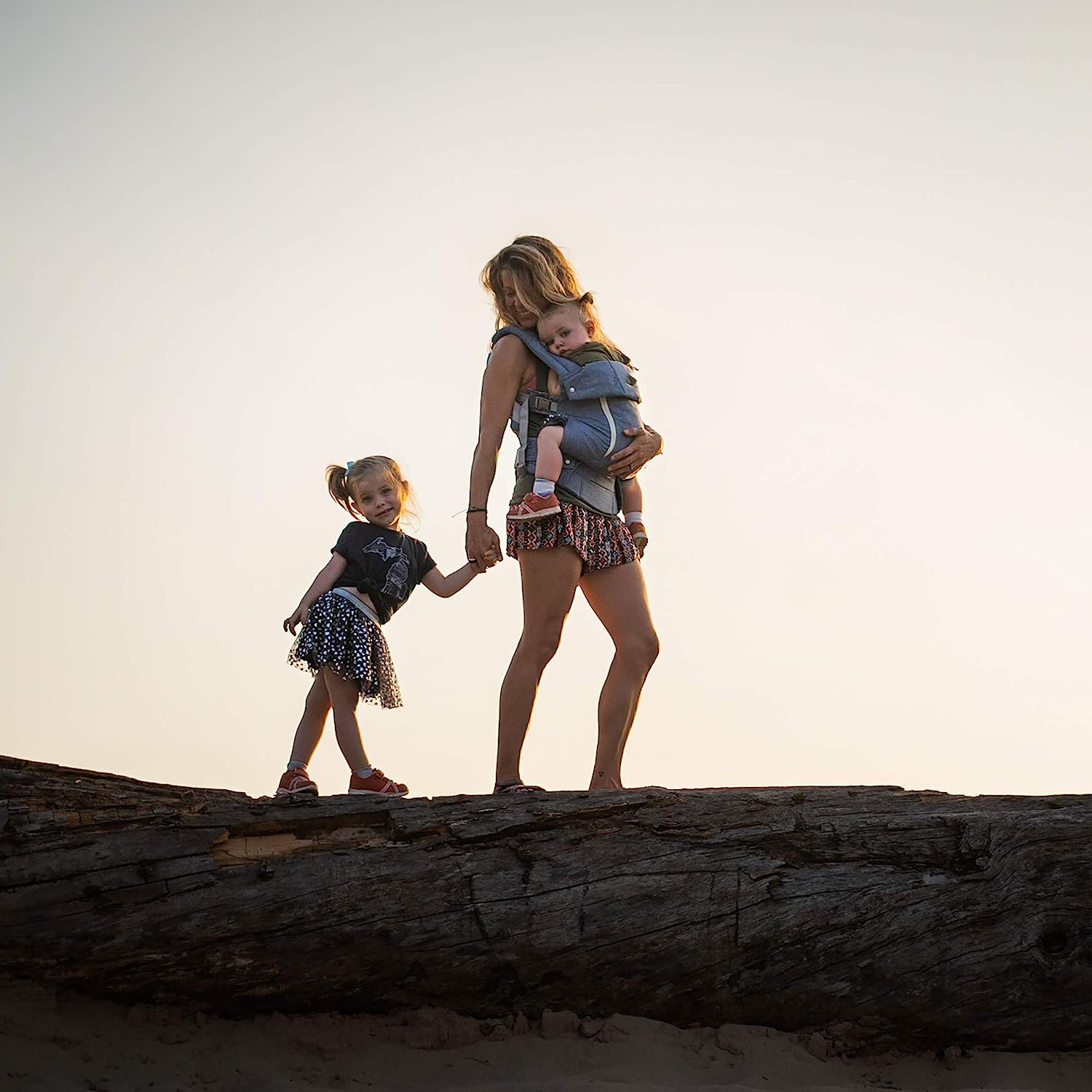 Complete All Seasons Ergonomic 6-in-1 Baby Carrier Newborn to Toddler - with Lumbar Support - for Children 7-45 Pounds - 360 Degree Baby Wearing - Inward & Outward Facing - Stone