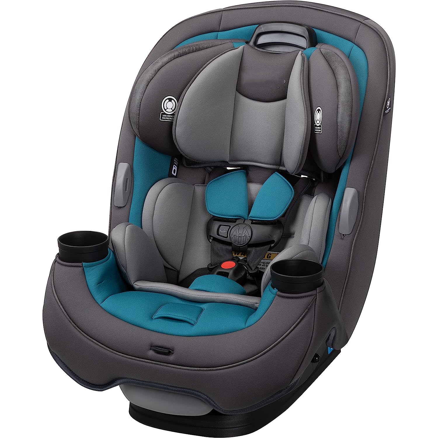 Safety 1st Grow and Go All-in-One Convertible Car Seat, Rear-facing 5-40 pounds, Forward-facing 22-65 pounds, and Belt-positioning booster 40-100 pounds, Carbon Wave