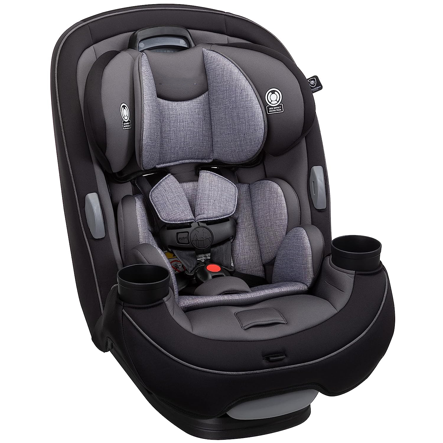 Safety 1st Grow and Go All-in-One Convertible Car Seat, Rear-facing 5-40 pounds, Forward-facing 22-65 pounds, and Belt-positioning booster 40-100 pounds, Carbon Wave