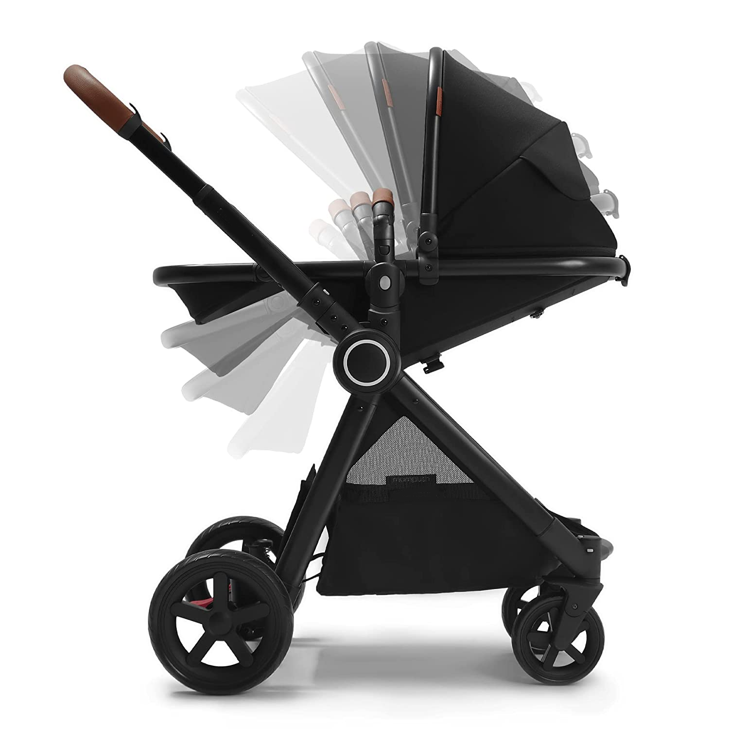 Baby Stroller with Removable Bassinet - Full-Size Baby Strollers for Comfortable Outings with Baby - Toddler Stroller with Reversible Stroller Seat - Smooth Glide Bassinet Stroller
