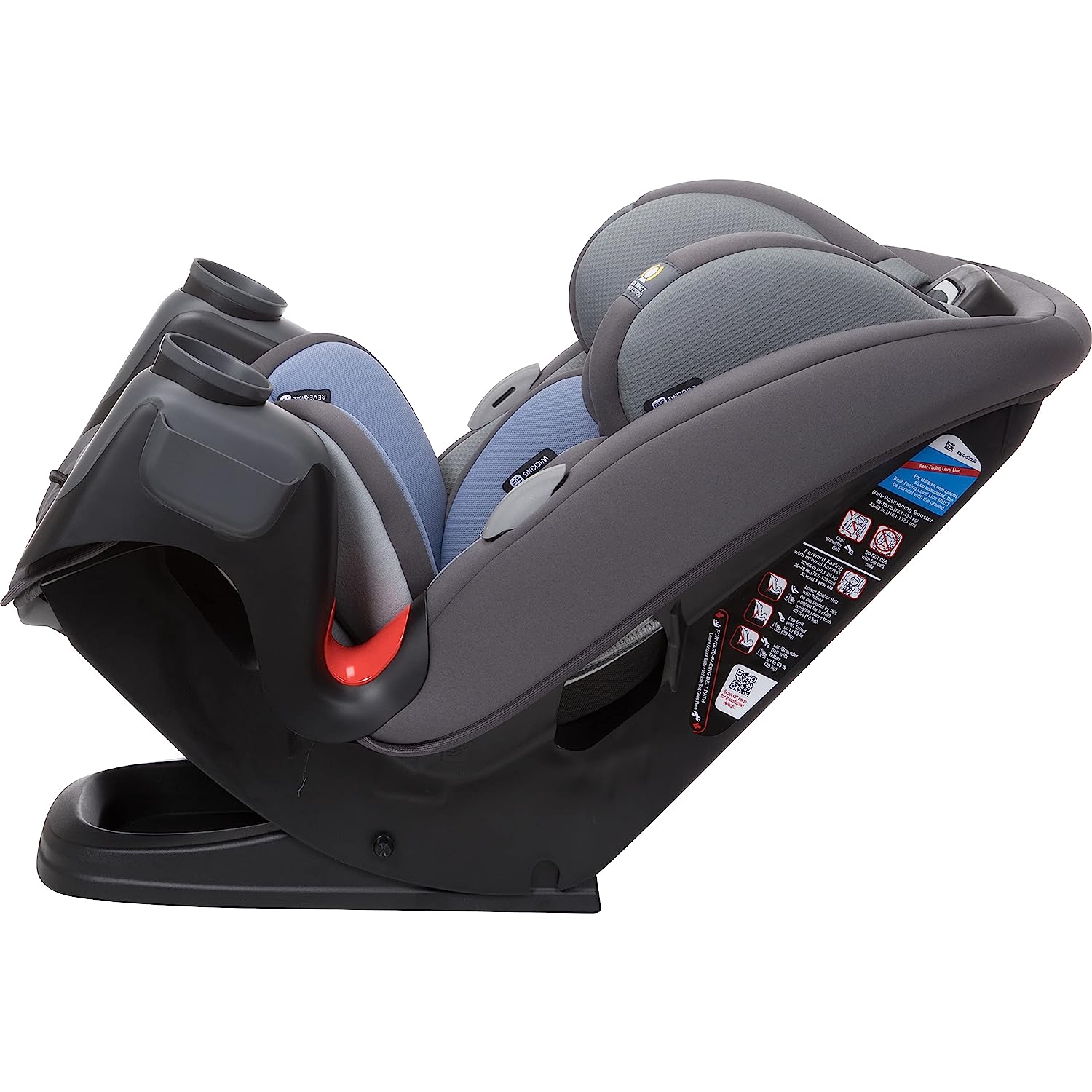 Safety 1st Grow and Go All-in-One Convertible Car Seat, Rear-facing 5-40 pounds, Forward-facing 22-65 pounds, and Belt-positioning booster 40-100 pounds, Carbon Wave