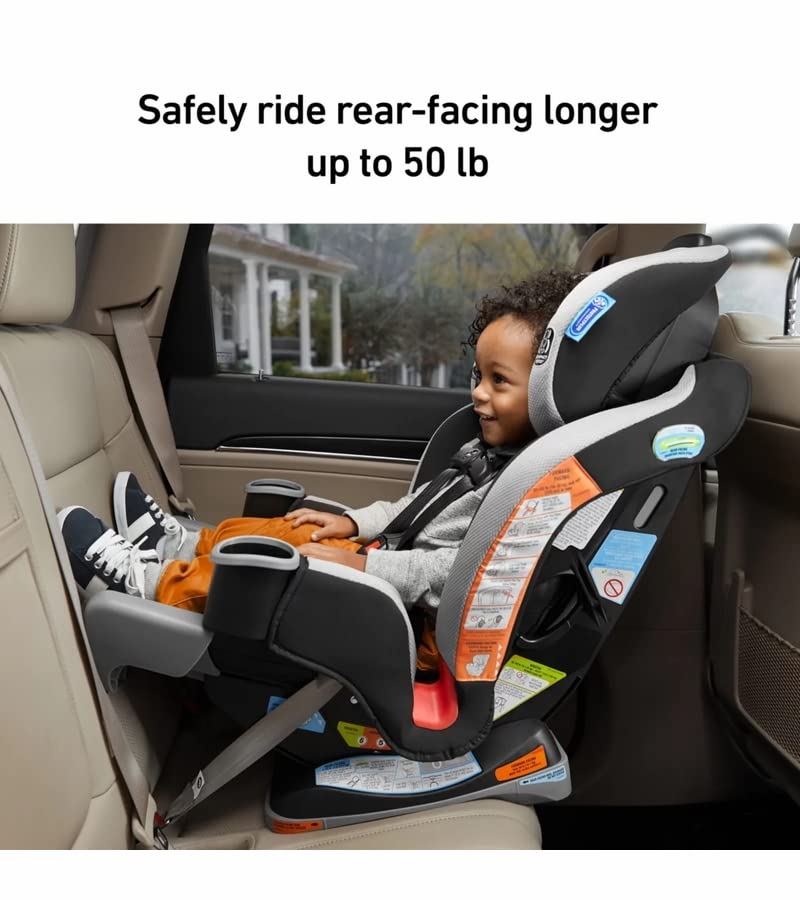 Extend2Fit Convertible Car Seat, Ride Rear Facing Longer with Extend2Fit, Gotham