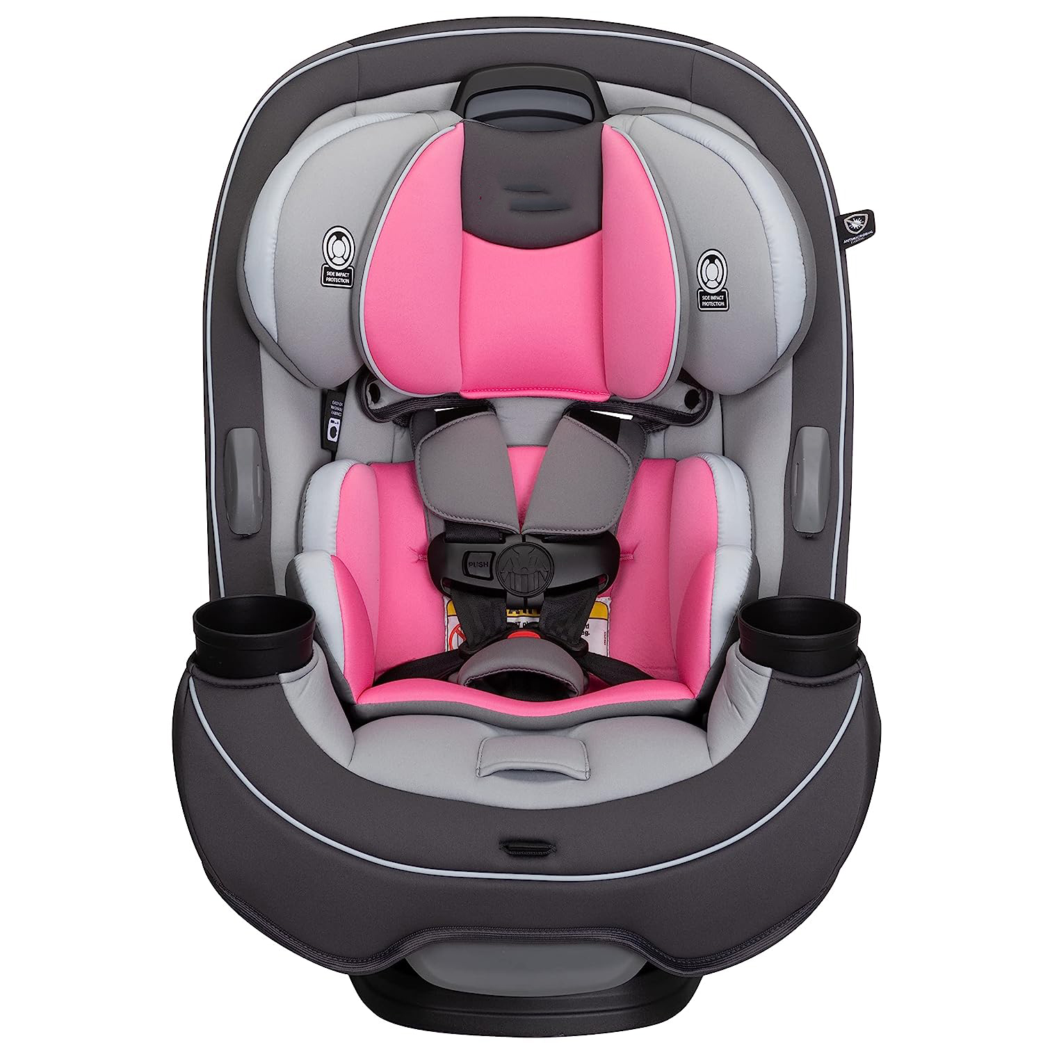 Safety 1st Grow and Go All-in-One Convertible Car Seat, Rear-facing 5-40 pounds, Forward-facing 22-65 pounds, and Belt-positioning booster 40-100 pounds, Carbon Wave