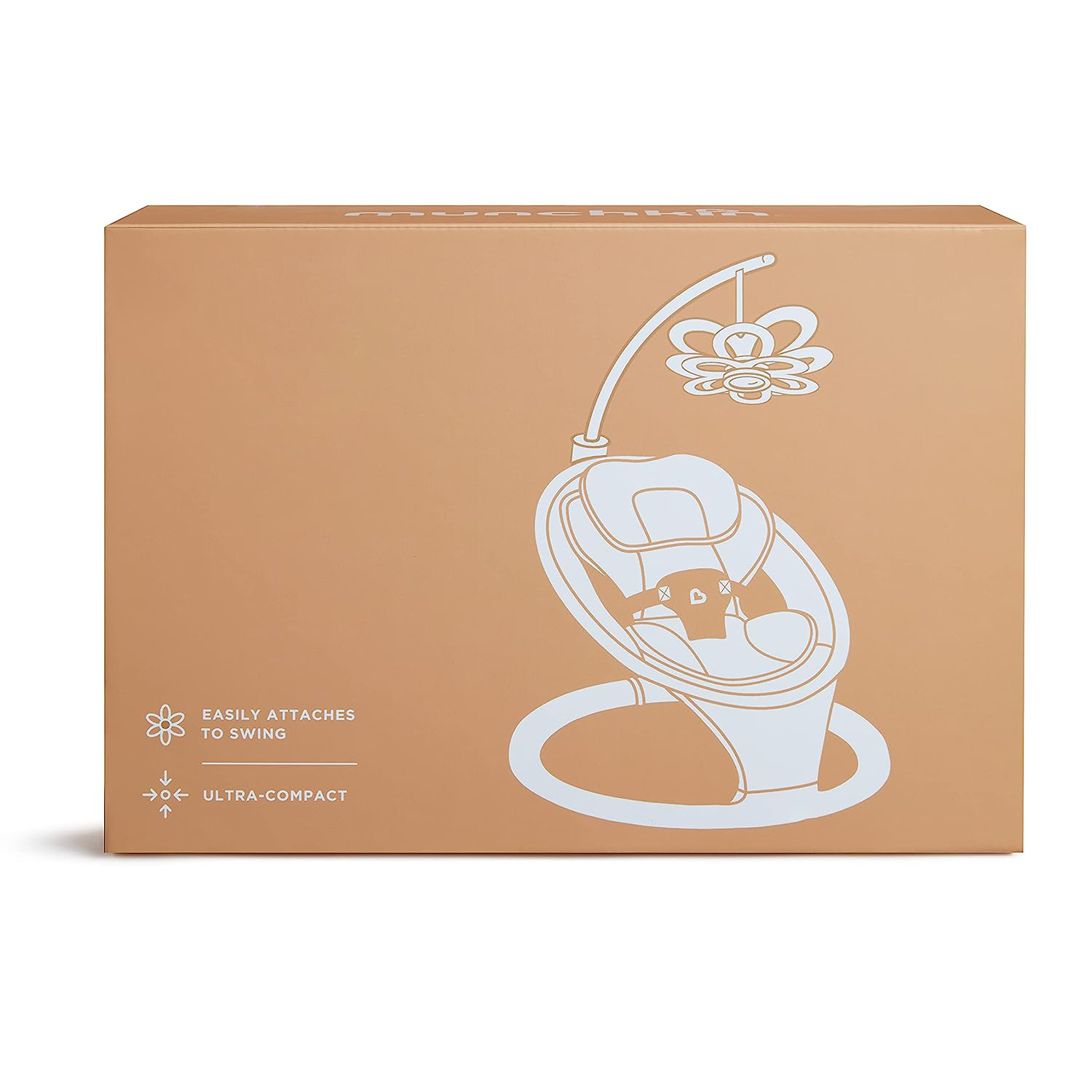 Bluetooth Enabled Lightweight Baby Swing with Natural Sway in 5 Ranges of Motion, Includes Remote Control