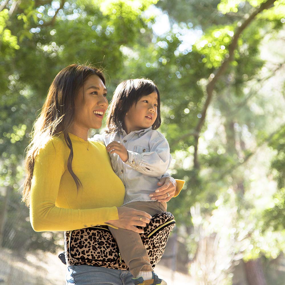 Safety-Certified Hip Seat Baby Carrier - Moms Choice Award Winner,  Ergonomic Carrier & Extenders for Newborns & Toddlers (Carrier, Grey)