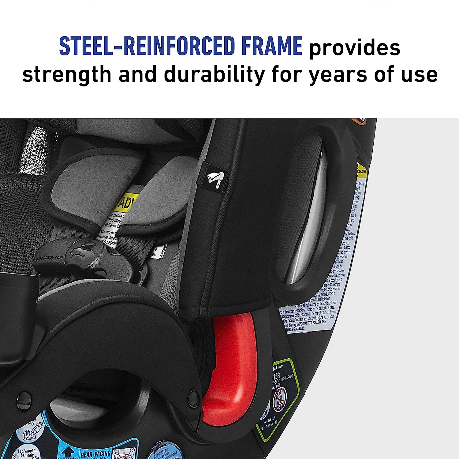 Slimfit 3 in 1 Car Seat -Slim & Comfy Design Saves Space in Your Back Seat, Darcie, One Size