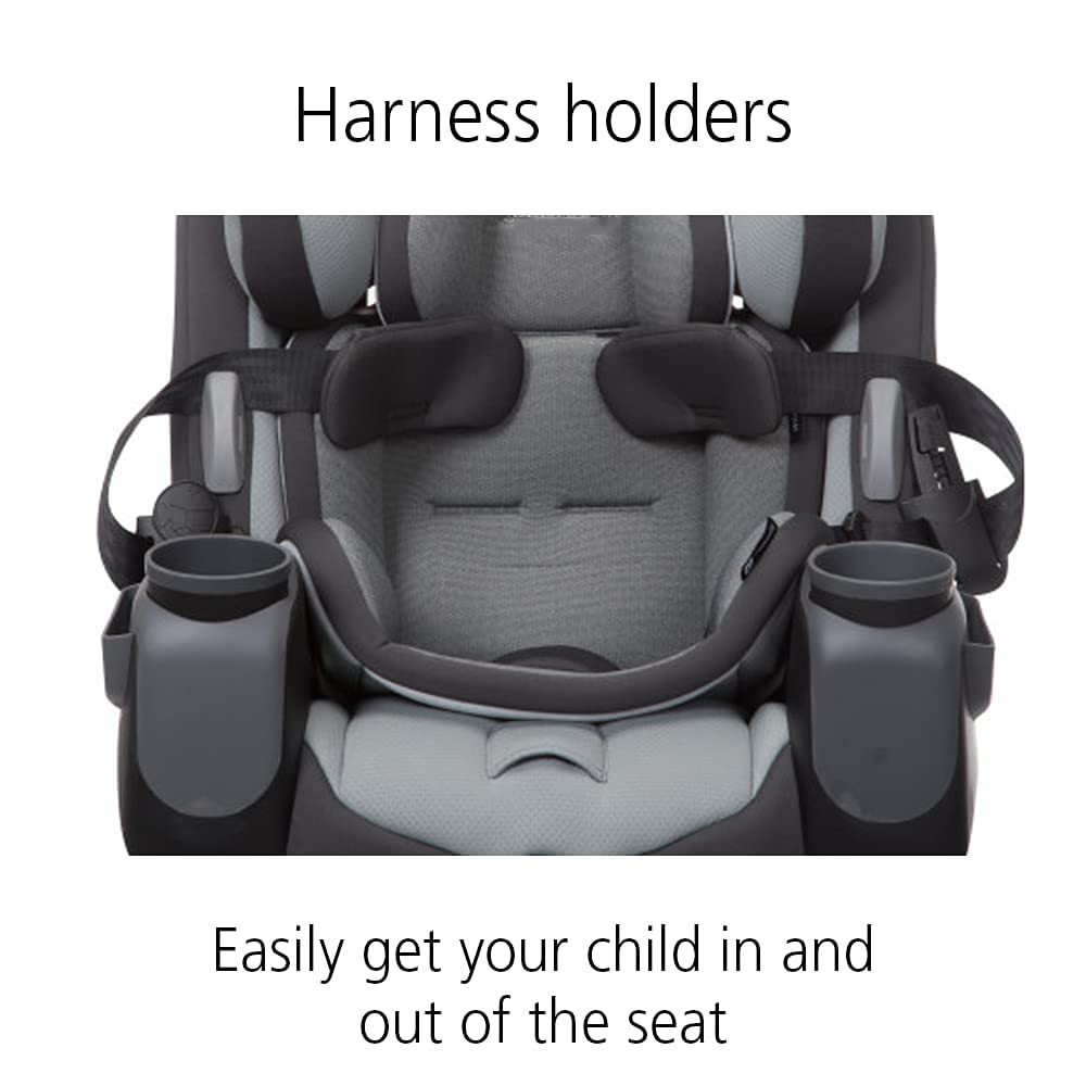 Safety 1st Grow and Go All-in-One Convertible Car Seat, Rear-facing 5-40 pounds, Forward-facing 22-65 pounds, and Belt-positioning booster 40-100 pounds, Carbon Wave