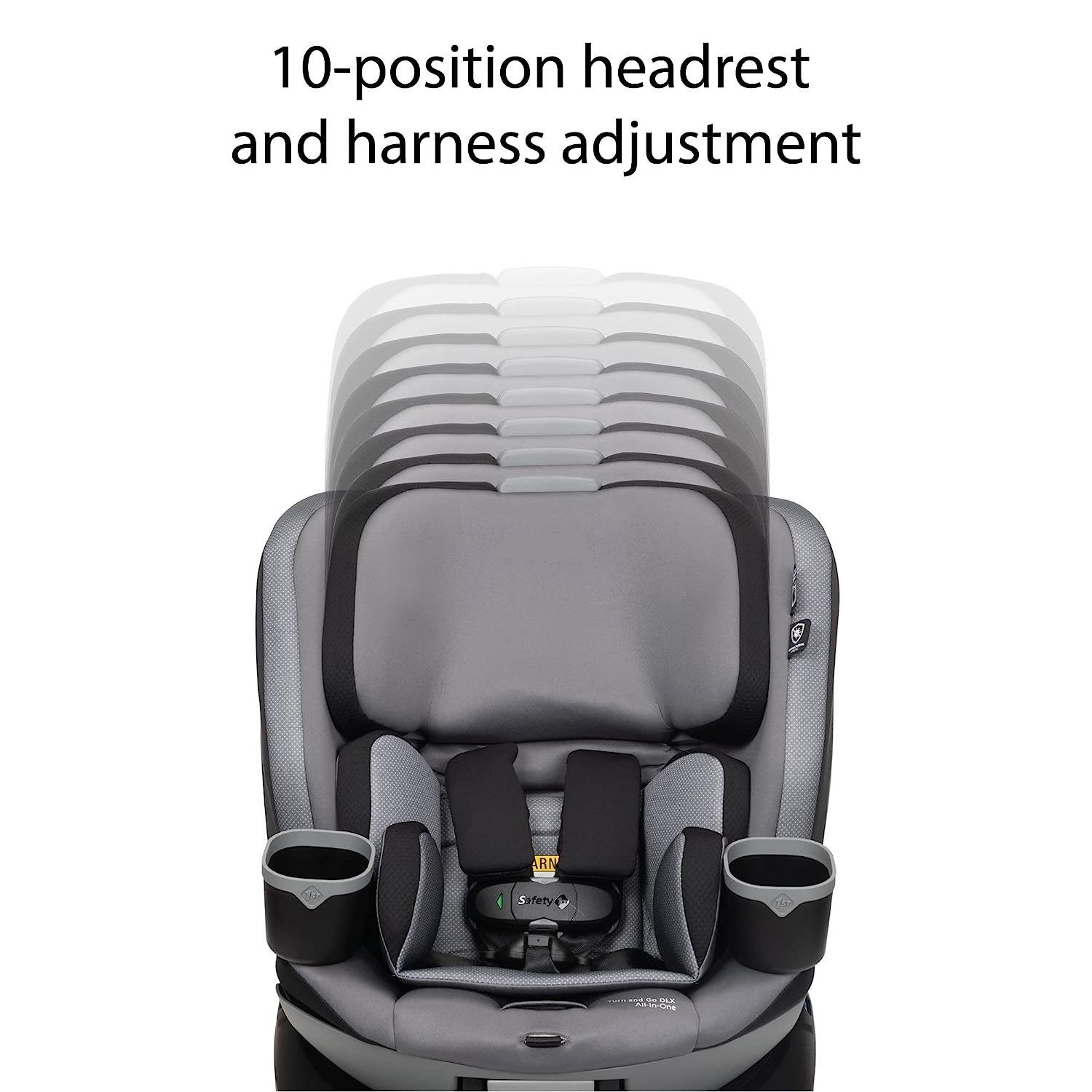 Safety 1st Turn and Go 360 DLX Rotating All-in-One Car Seat, Provides 360° seat Rotation, Dunes Edge