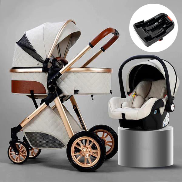 Premium 3-in-1 Baby Stroller Car Seat Travel System Set