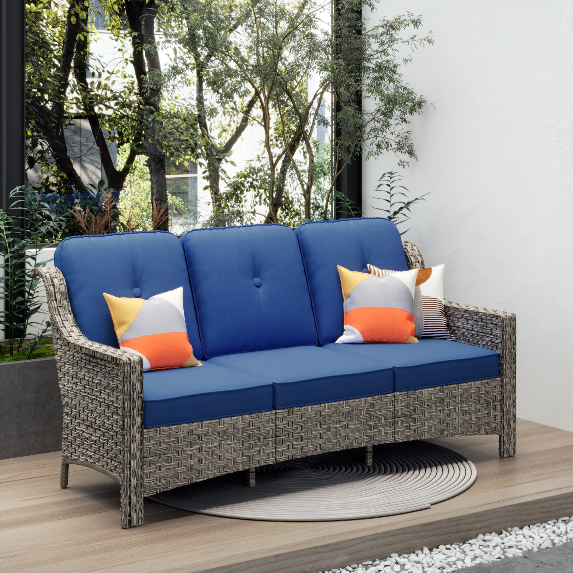 Ovios Outdoor 3-Seat Sofa PAD Series