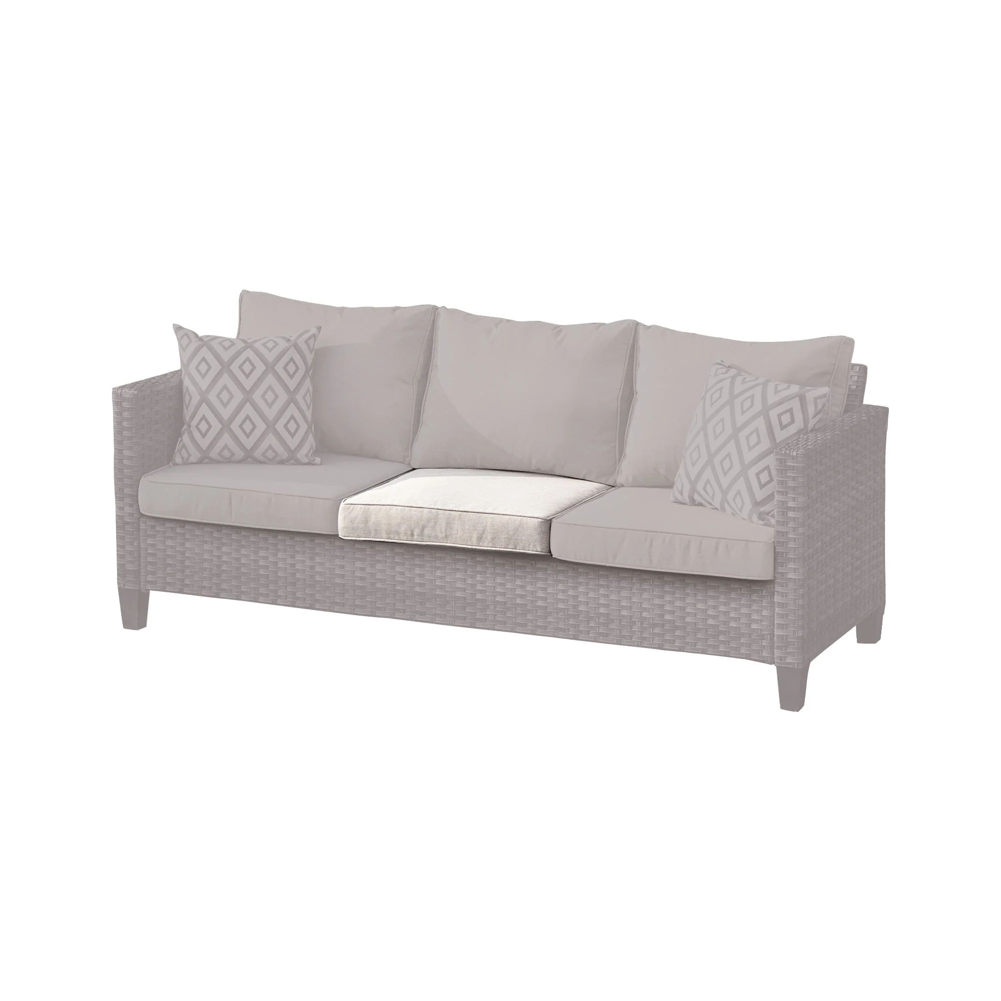 Ovios Vultros Series Replacement Seat, Back, Ottoman Cushion (Refer to the Dimension in Description)