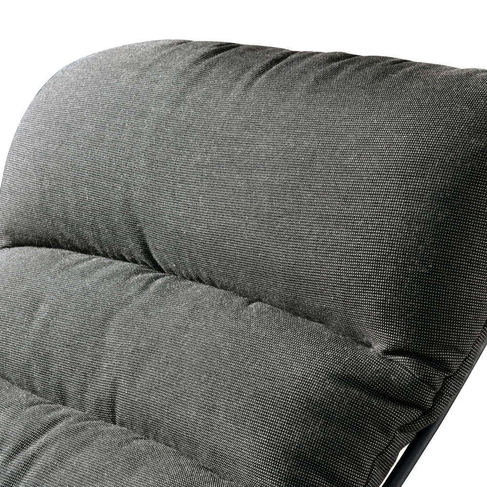 Ovios Patio Rocking Chair with Ottoman, Olefin Fabric