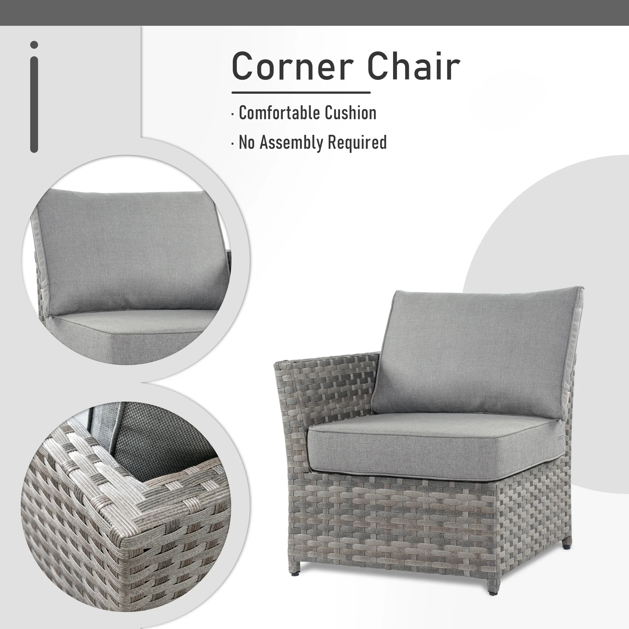 Ovios Patio Furniture Set 10-Piece include 42