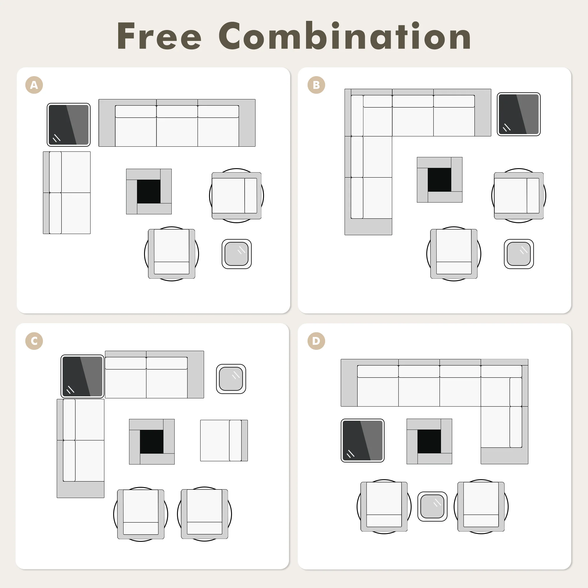Ovios 10 Pieces Patio Furniture with 7.68'' Handrails and 30'' Fire Pit Table Rocking Chair