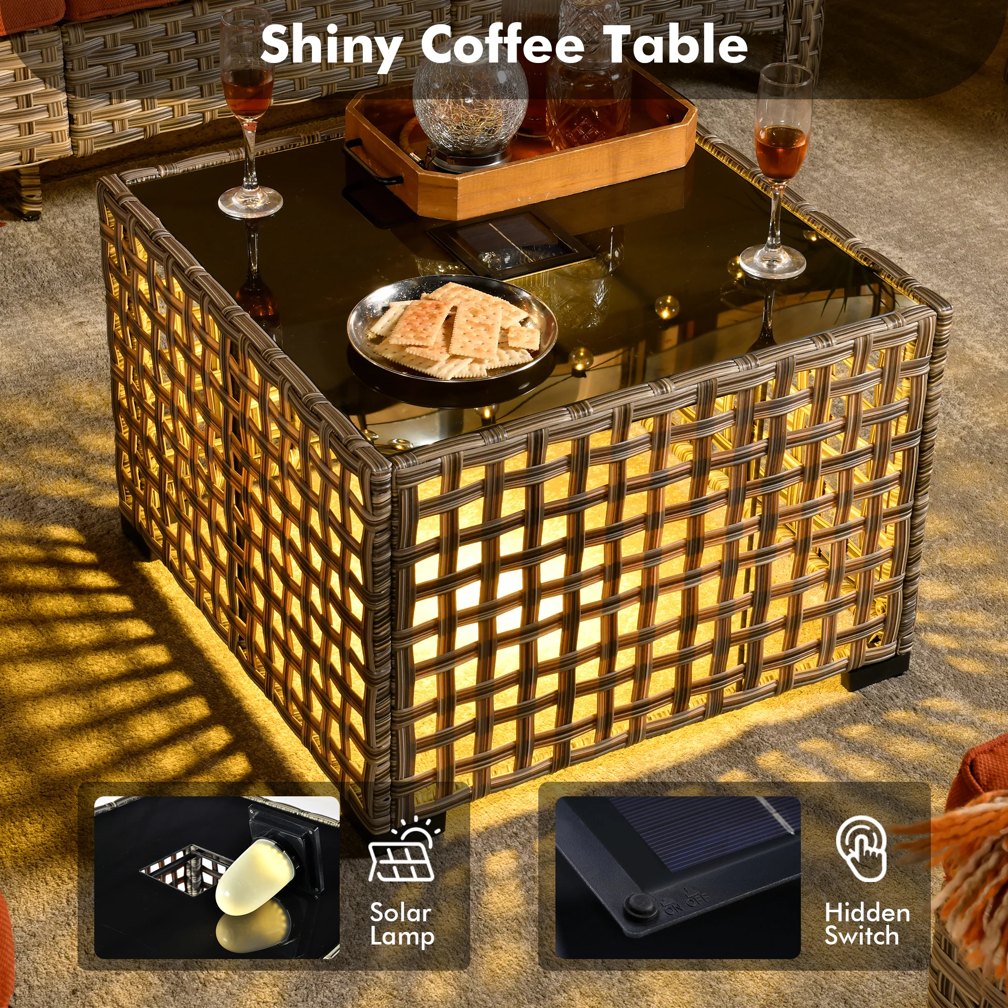 Ovios Conversation Set 6-Piece PAD Series