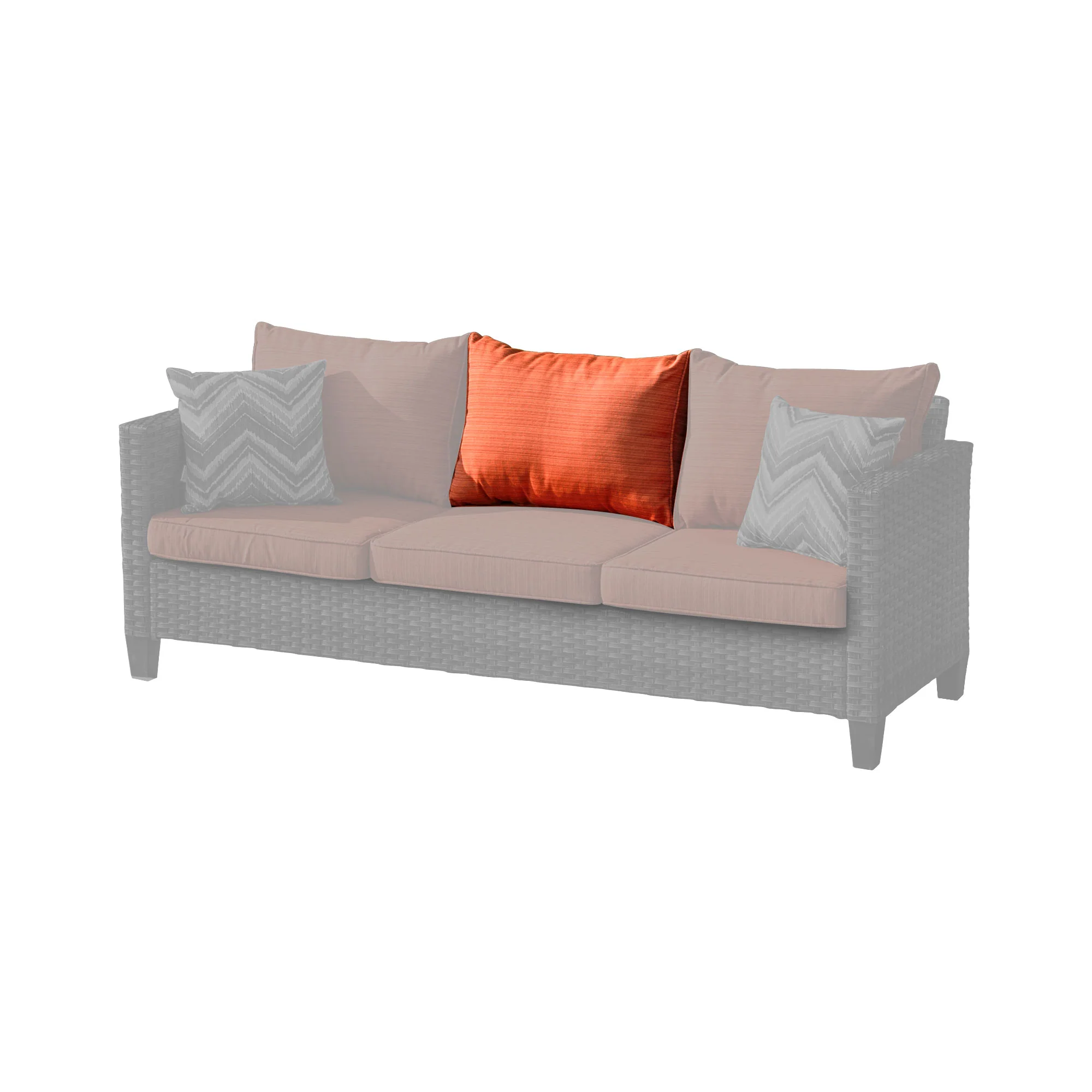 Ovios Vultros Series Replacement Seat, Back, Ottoman Cushion (Refer to the Dimension in Description)