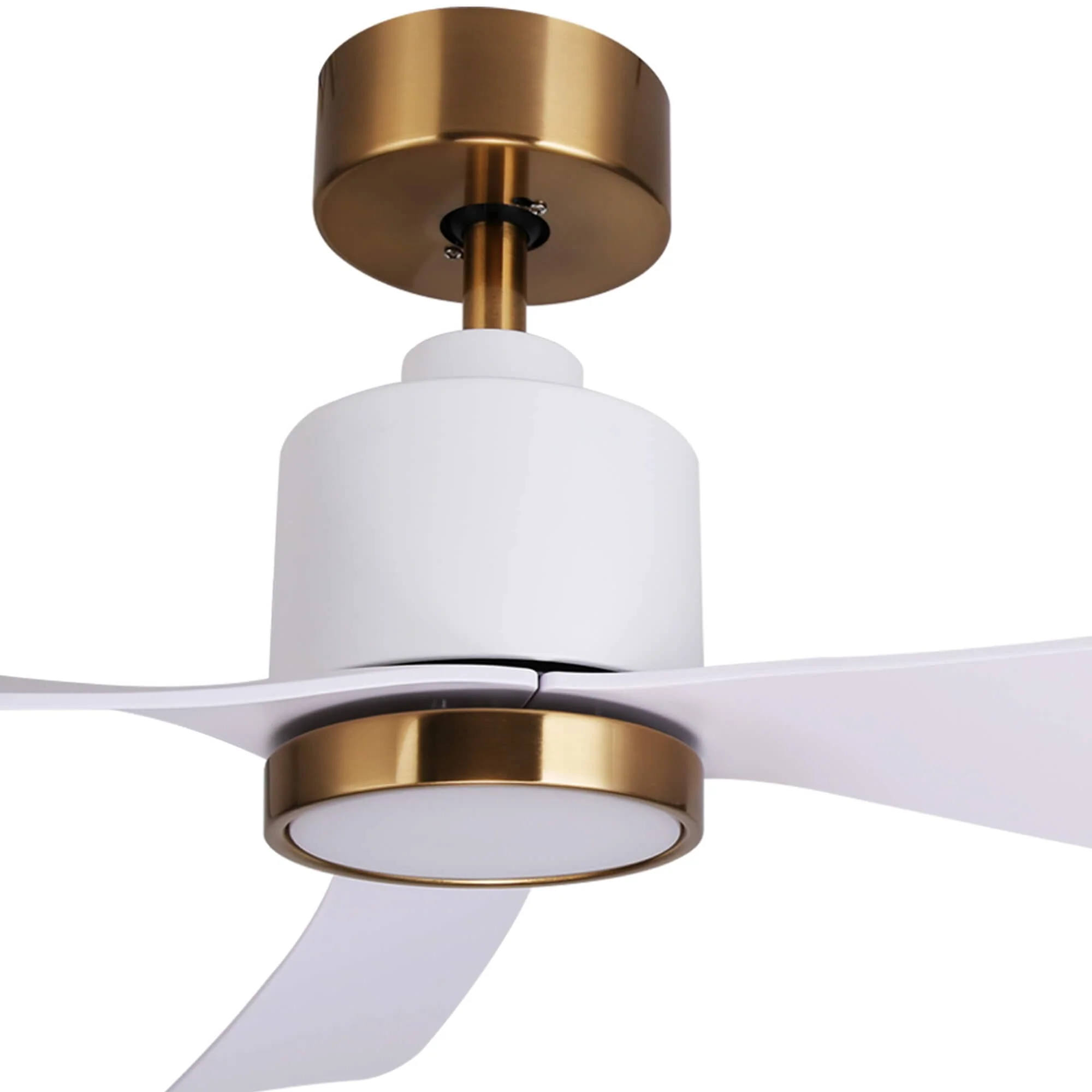 Ovios 52'' Ceiling Fan Reversible 3 Blades with Remote Control Lights, DC Motor