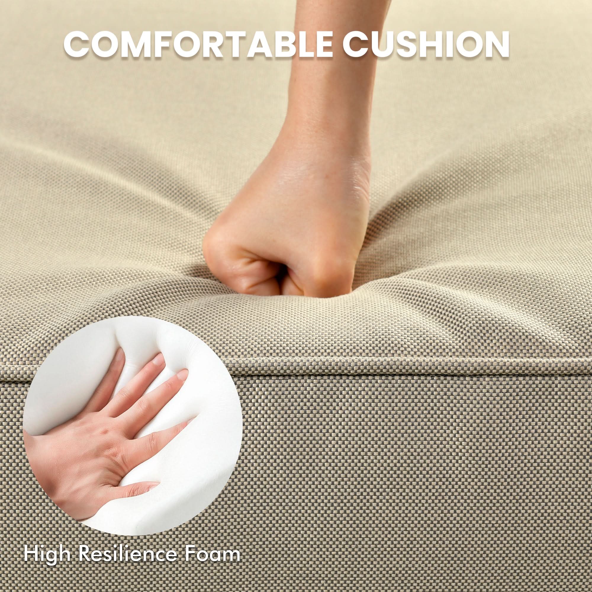 Ovios VNC Series Patio Swivel Chair 3-Piece Set