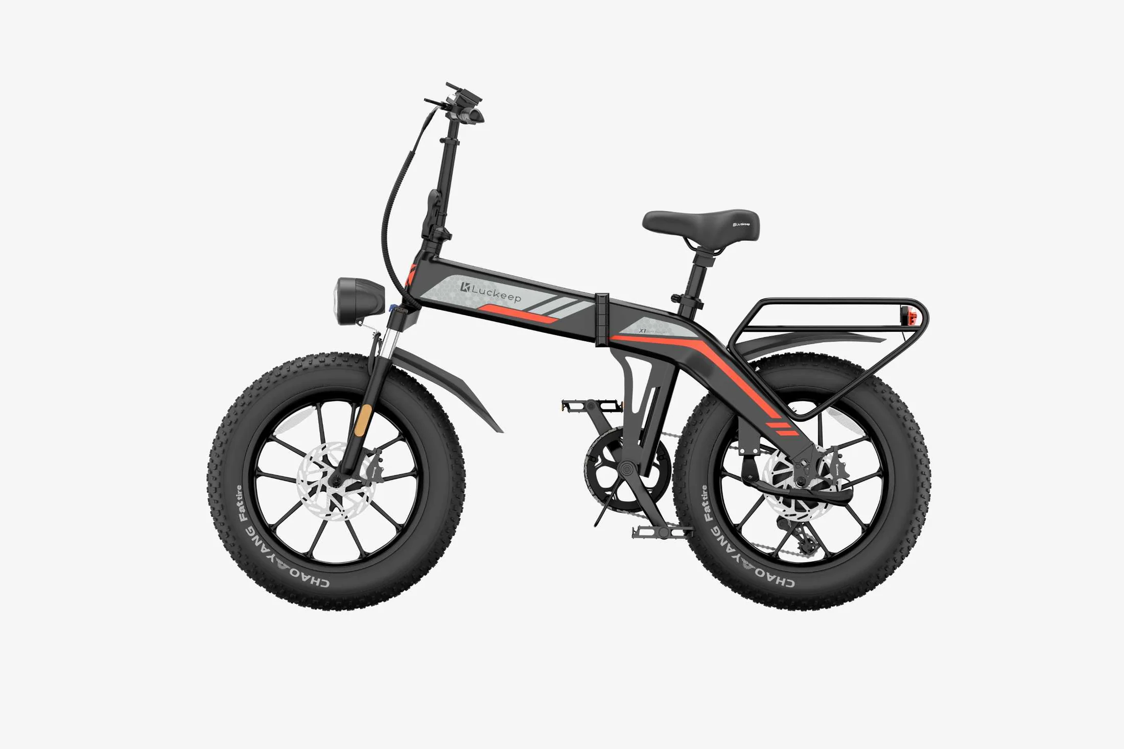 【Christmas discounts 🎄】🔥 Luckeep X1 Folding eBike｜1200W Motor｜48V15Ah Battery｜45 km/h Top Speed｜Long Range｜Off-Road｜Compact & Foldable