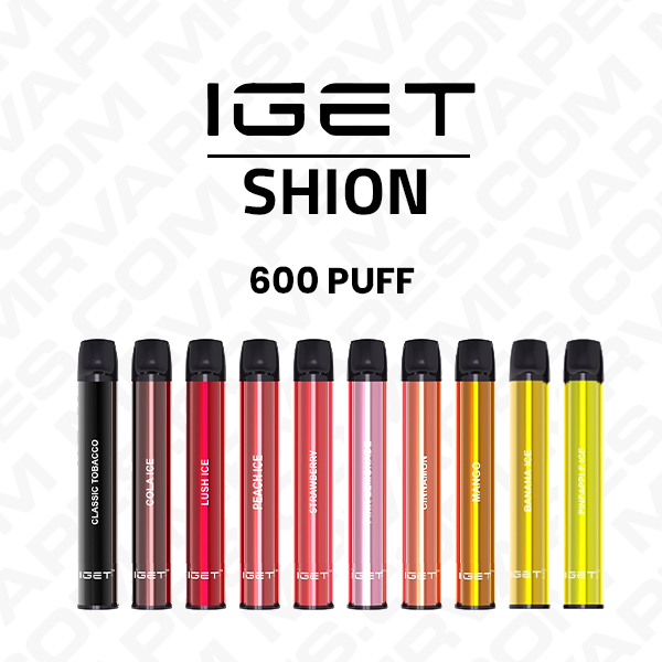 IGET SHION Disposable Vape Wholesale (600 Puffs)