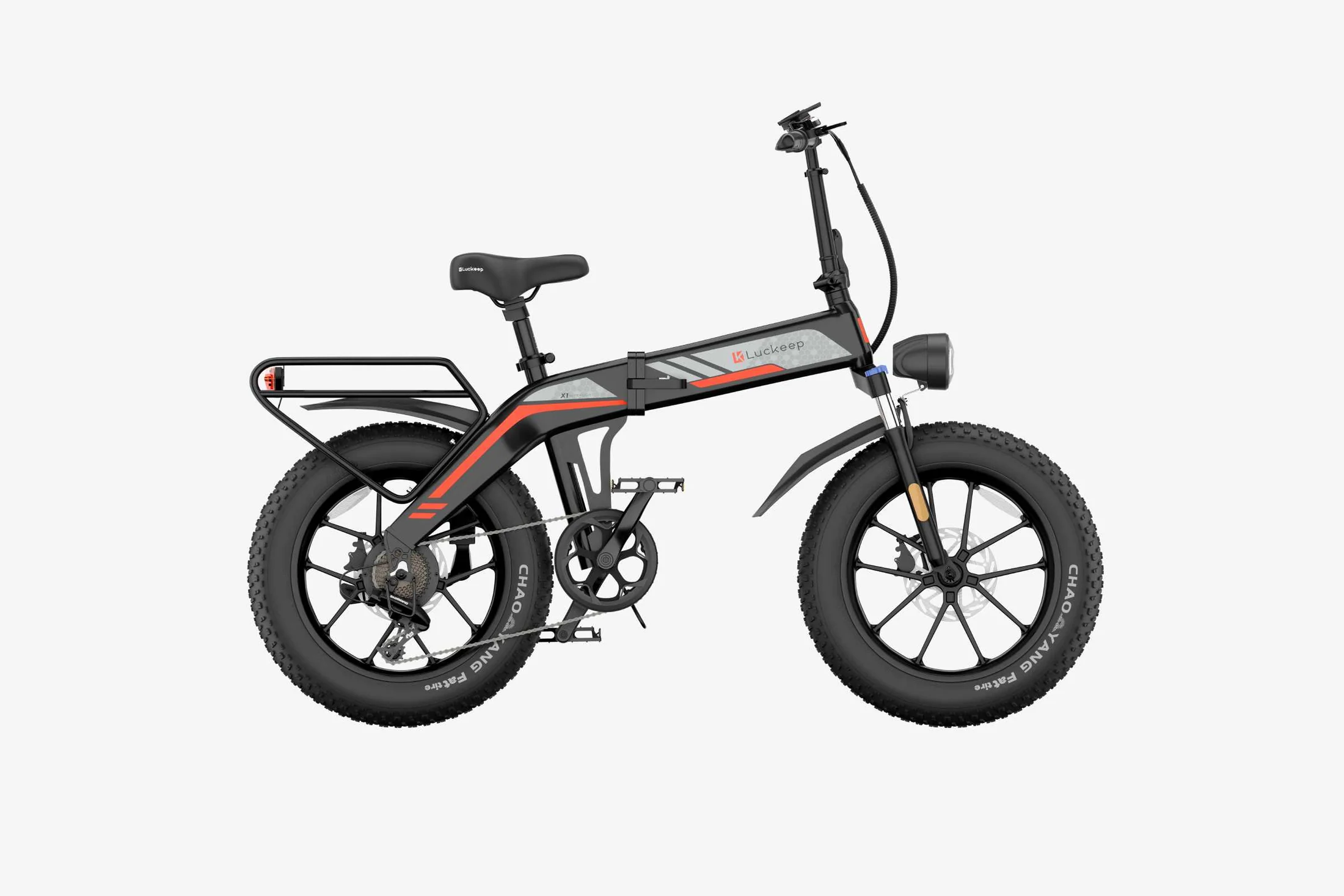 【Christmas discounts 🎄】🔥 Luckeep X1 Folding eBike｜1200W Motor｜48V15Ah Battery｜45 km/h Top Speed｜Long Range｜Off-Road｜Compact & Foldable