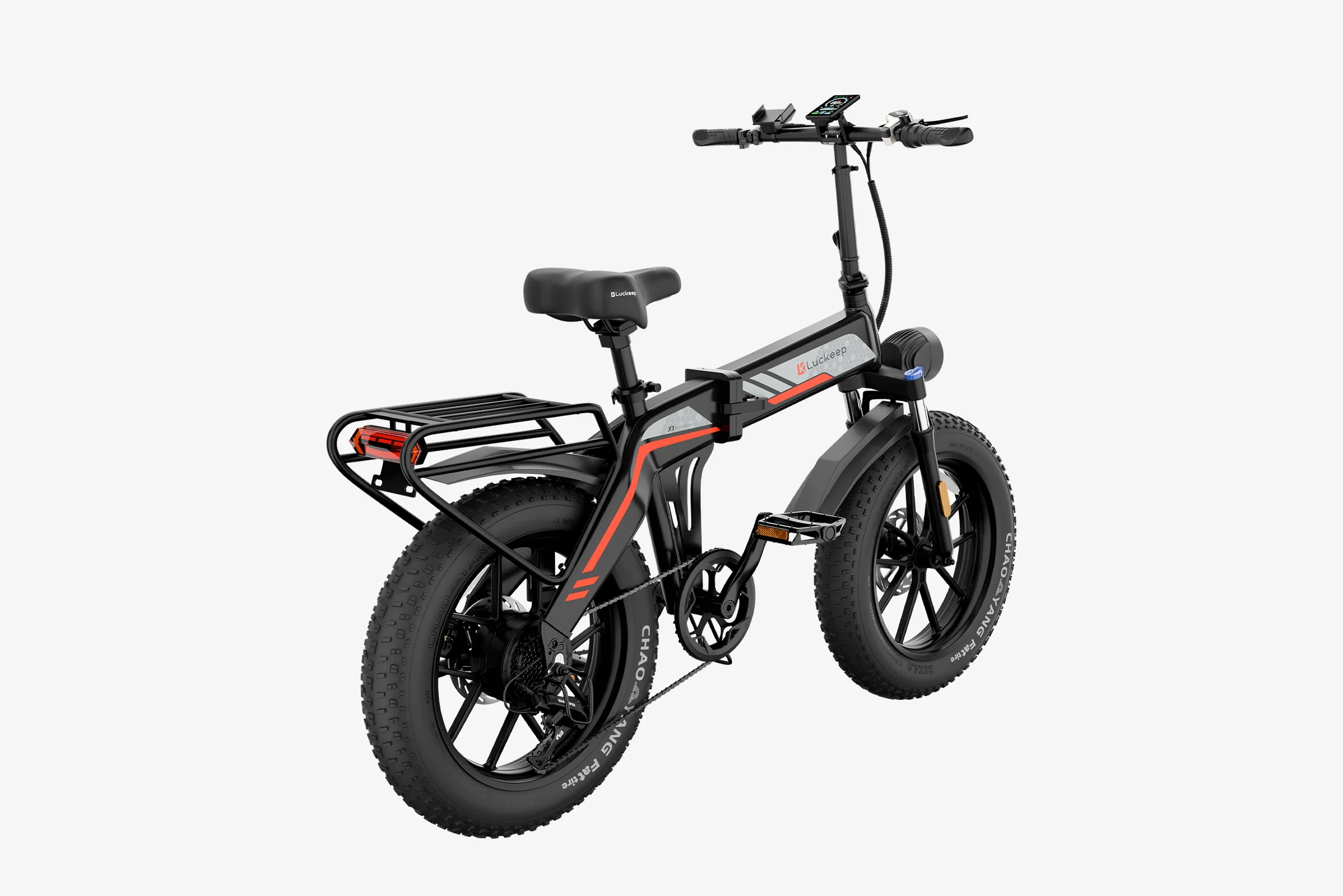 【Christmas discounts 🎄】🔥 Luckeep X1 Folding eBike｜1200W Motor｜48V15Ah Battery｜45 km/h Top Speed｜Long Range｜Off-Road｜Compact & Foldable