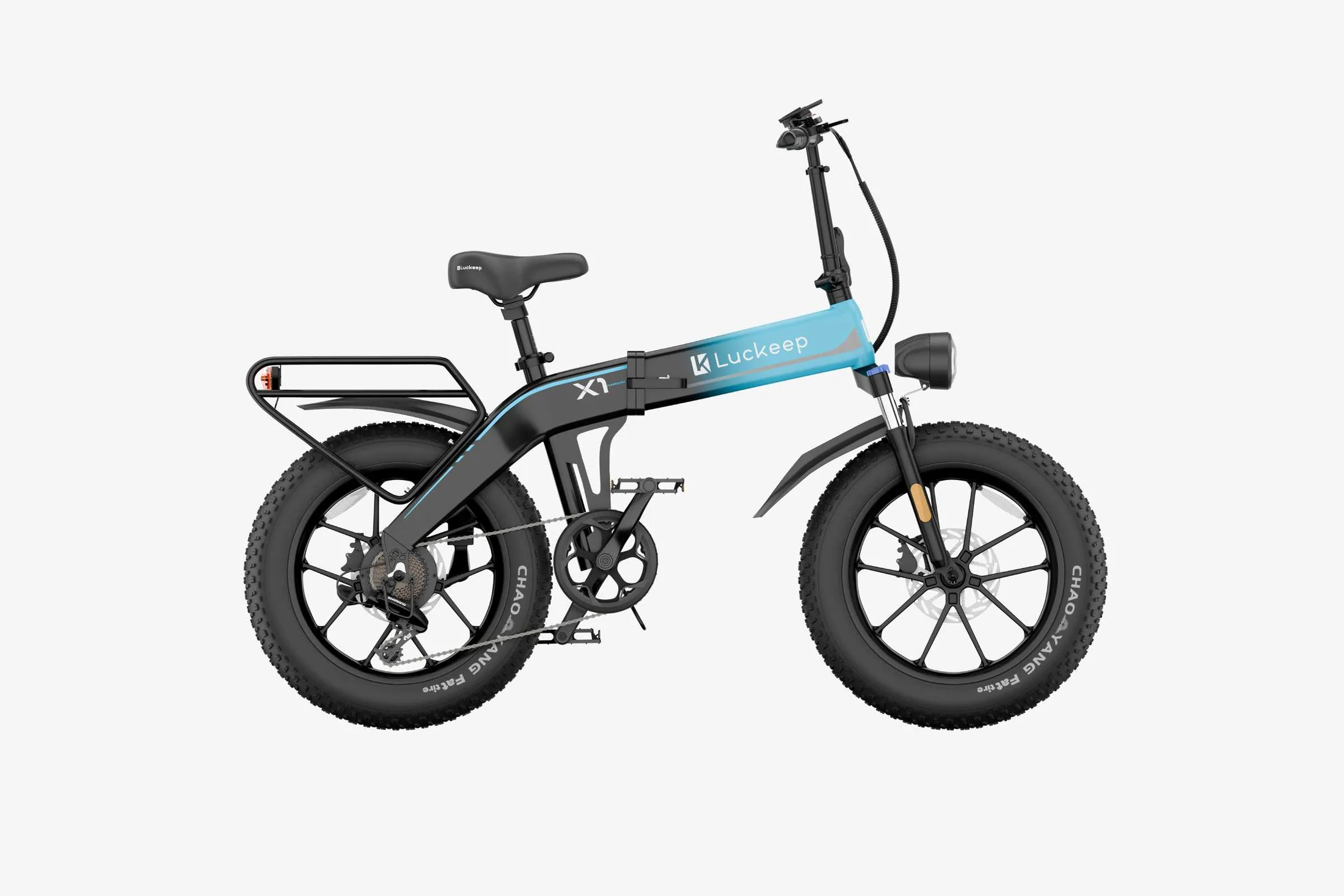 【Christmas discounts 🎄】🔥 Luckeep X1 Folding eBike｜1200W Motor｜48V15Ah Battery｜45 km/h Top Speed｜Long Range｜Off-Road｜Compact & Foldable