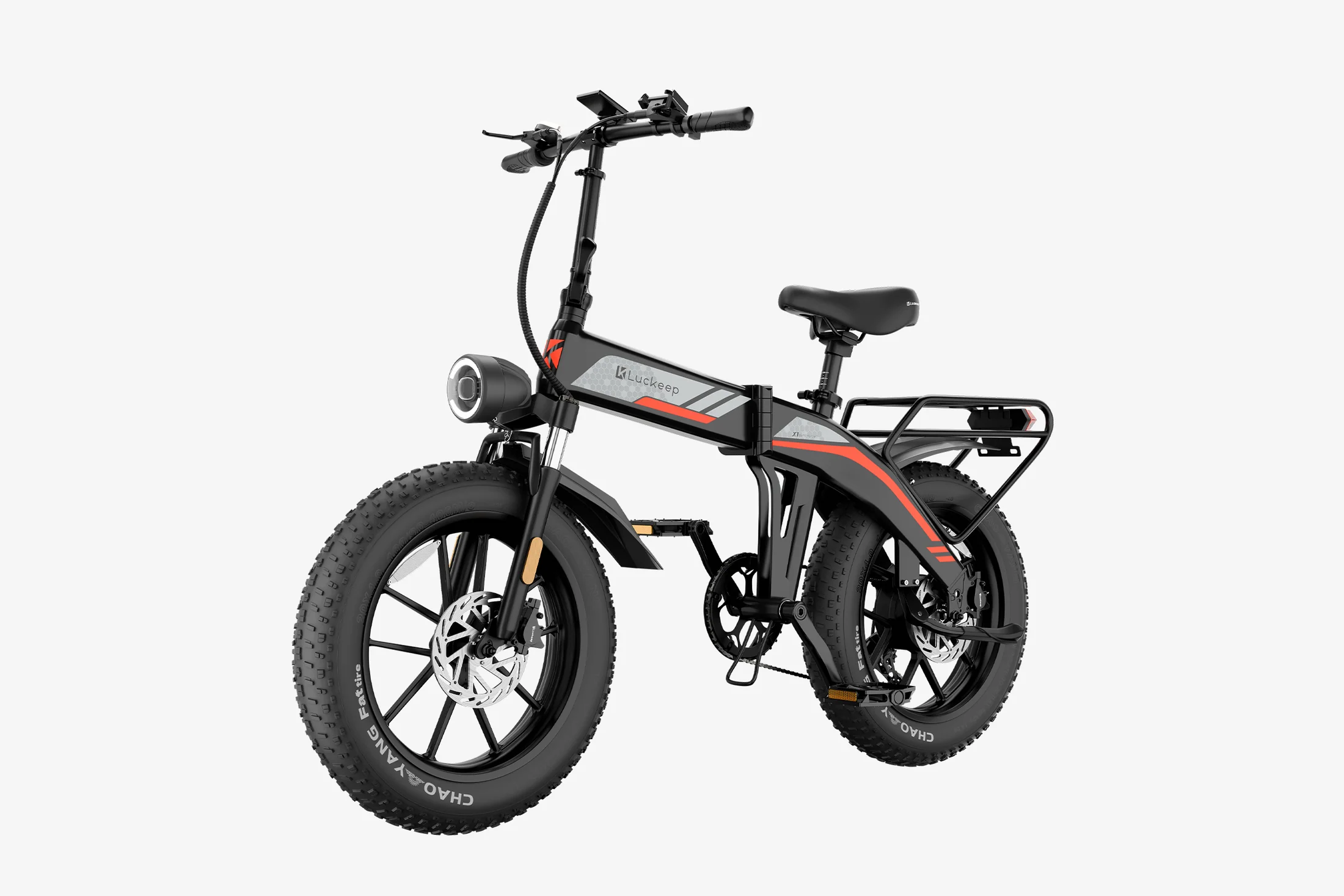 【Christmas discounts 🎄】🔥 Luckeep X1 Folding eBike｜1200W Motor｜48V15Ah Battery｜45 km/h Top Speed｜Long Range｜Off-Road｜Compact & Foldable