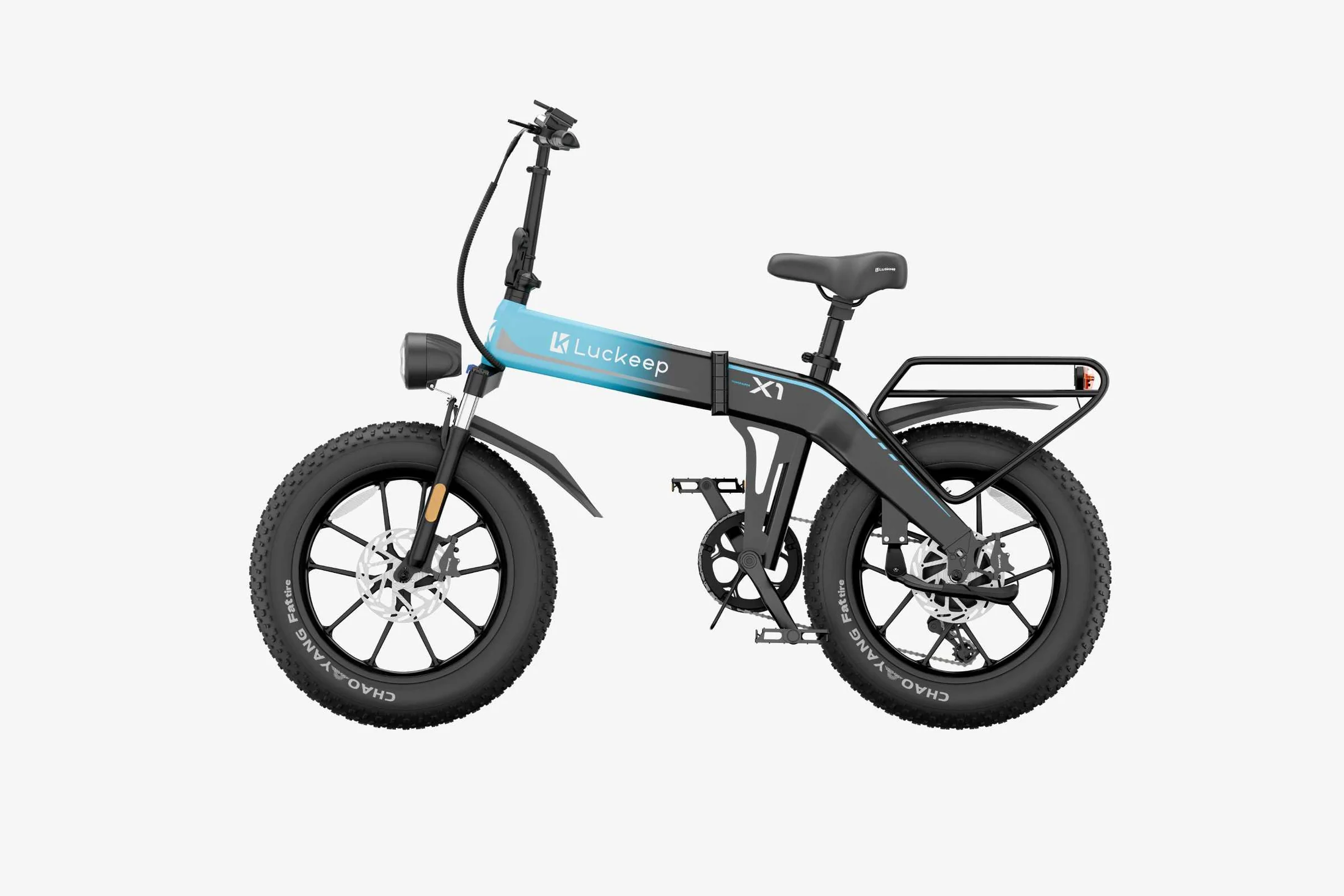 【Christmas discounts 🎄】🔥 Luckeep X1 Folding eBike｜1200W Motor｜48V15Ah Battery｜45 km/h Top Speed｜Long Range｜Off-Road｜Compact & Foldable
