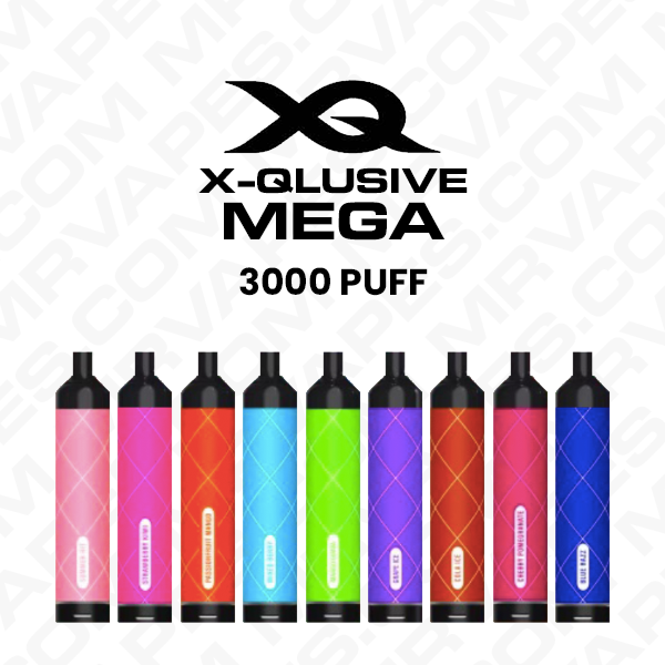 X-QLUSIVE MEGA Disposable Vape Wholesale (3500 Puffs)