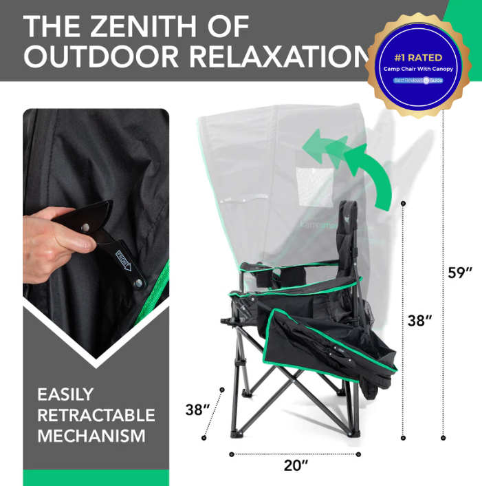 KAMPSMART™ CANOPY CHAIR
