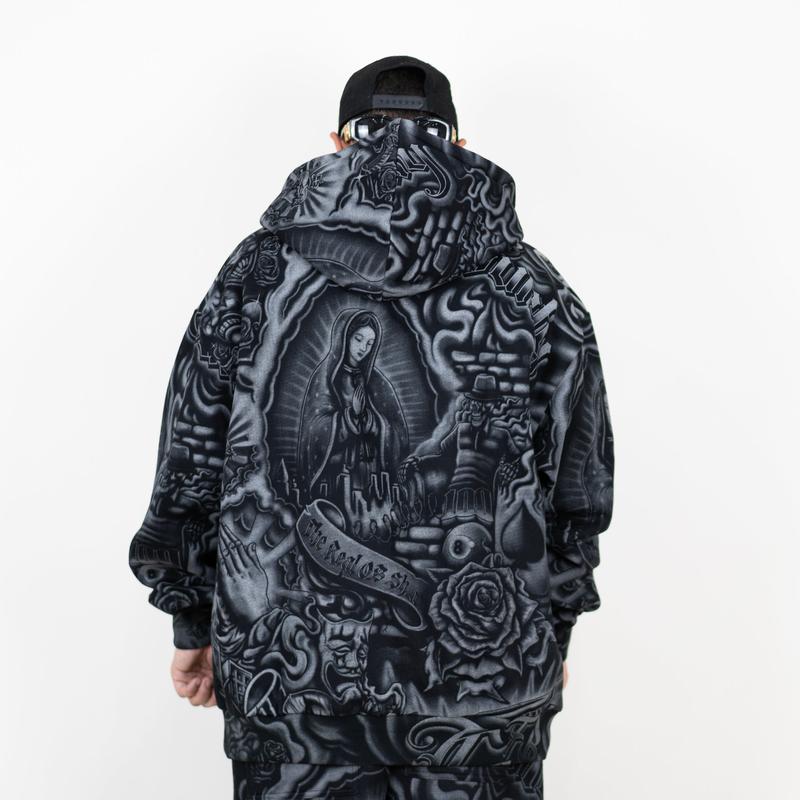 New Tattoo Hooded Couple Set