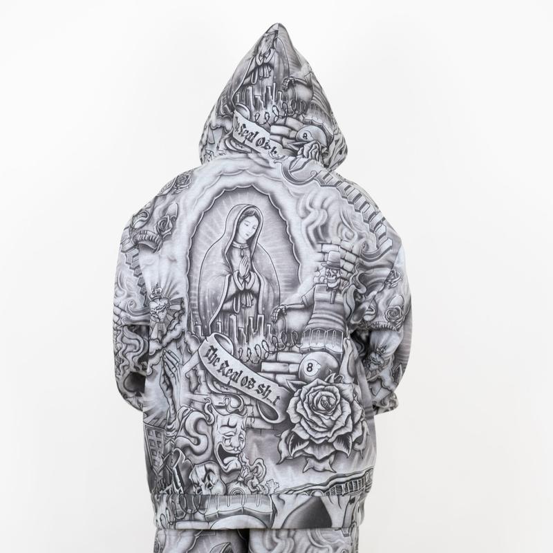 New Tattoo Hooded Couple Set